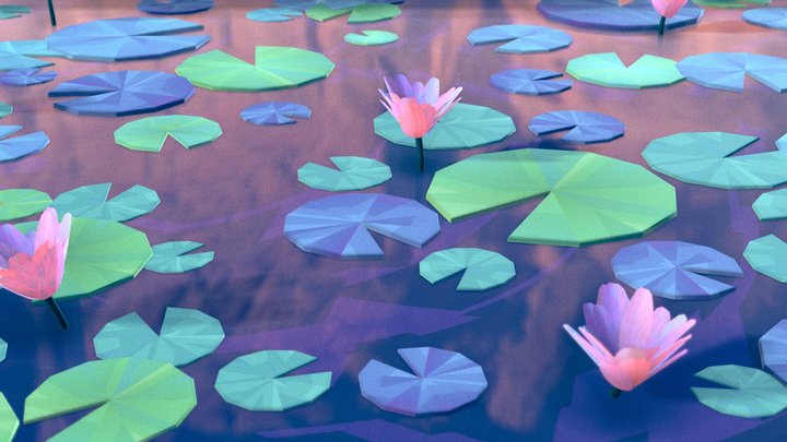 lilly pads 01 3D Model