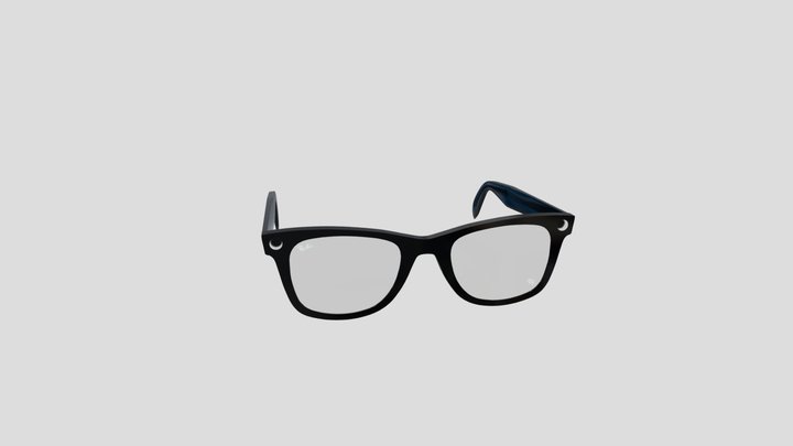 Ray-Ban Meta Smart Glasses 3D Model