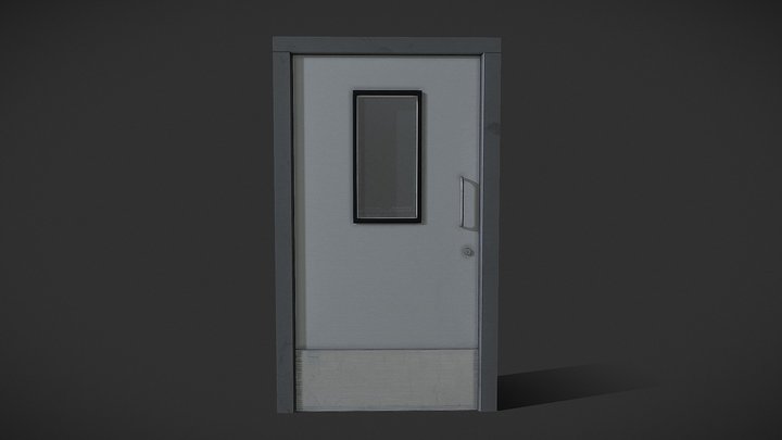 Metal Door 2 3D Model