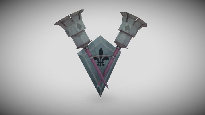 Dual Sconce - Phantom Paws 3D Model
