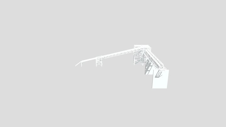 Shipping Conveyor 3D Model