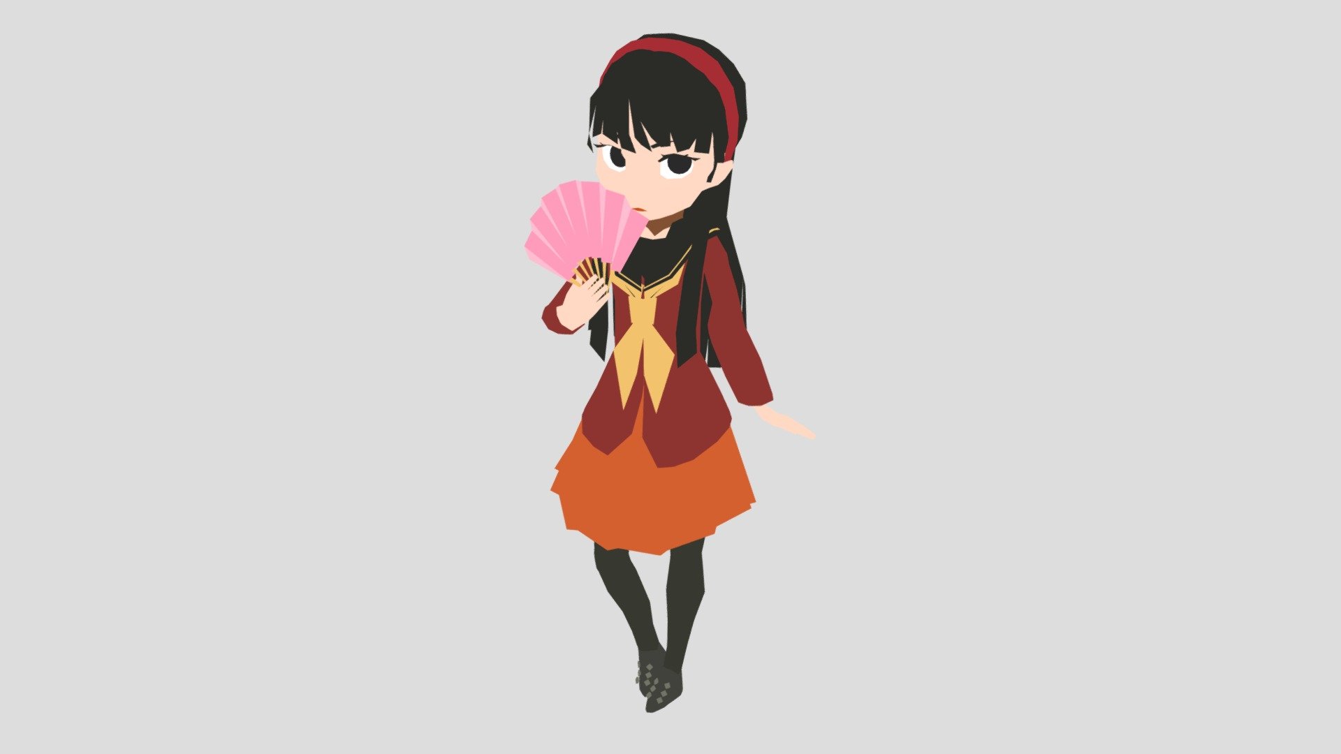 Amagi Yukiko 3d Model By Surmime [4da7ff7] Sketchfab