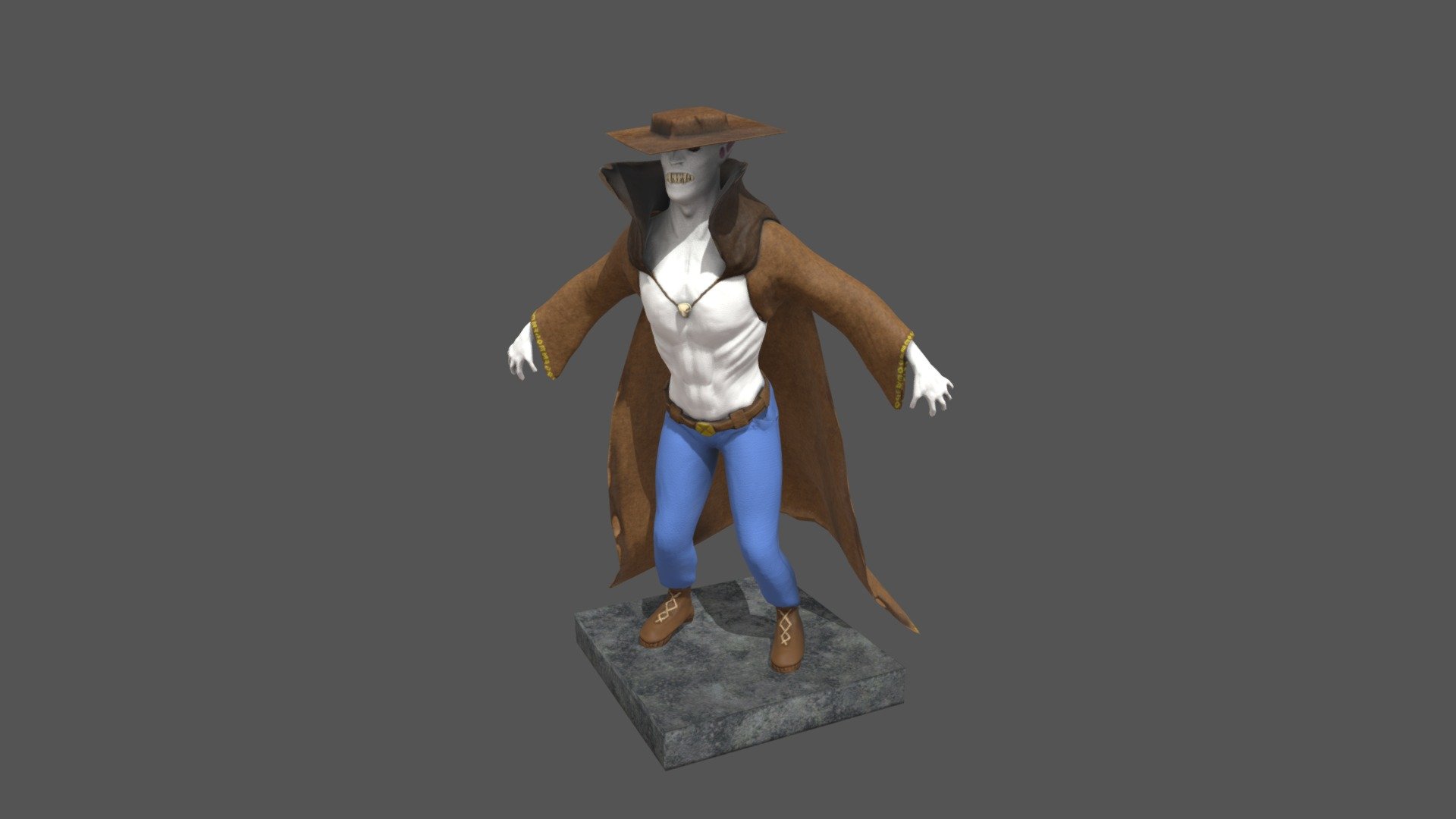 Mholoc Helkurzt Posed on a Base — Sketchfab embed 3D viewer