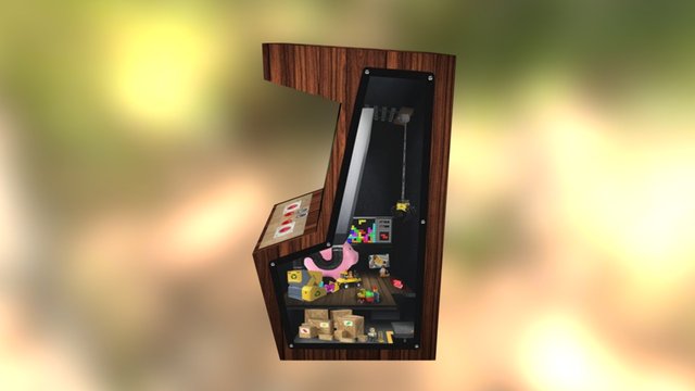 TETRIS® Arcade Machine 3D Model