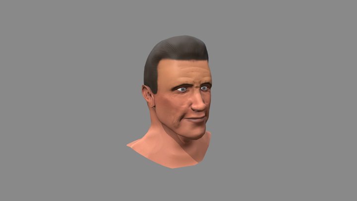 Arnold Schwarzenegger Bust 3D Model
