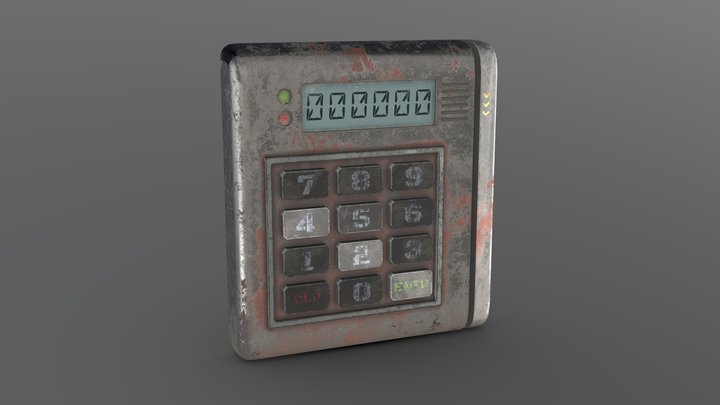 DayZ - Codelock 3D Model