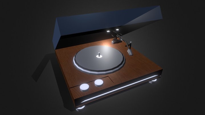 Turntable 3D Model