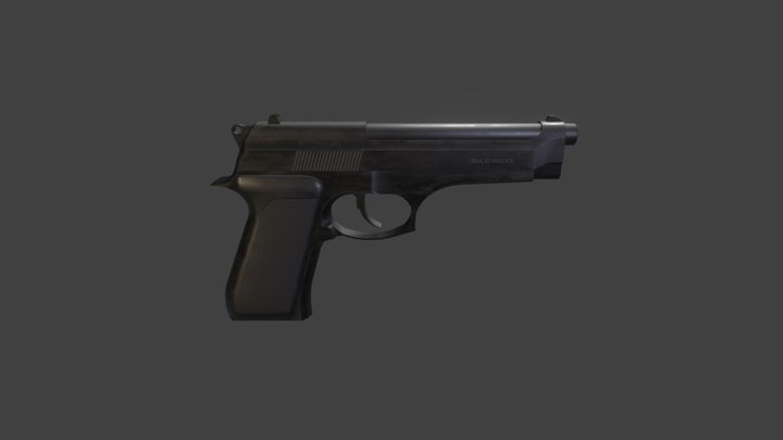 W.I.P. Beretta 92fs 3D Model
