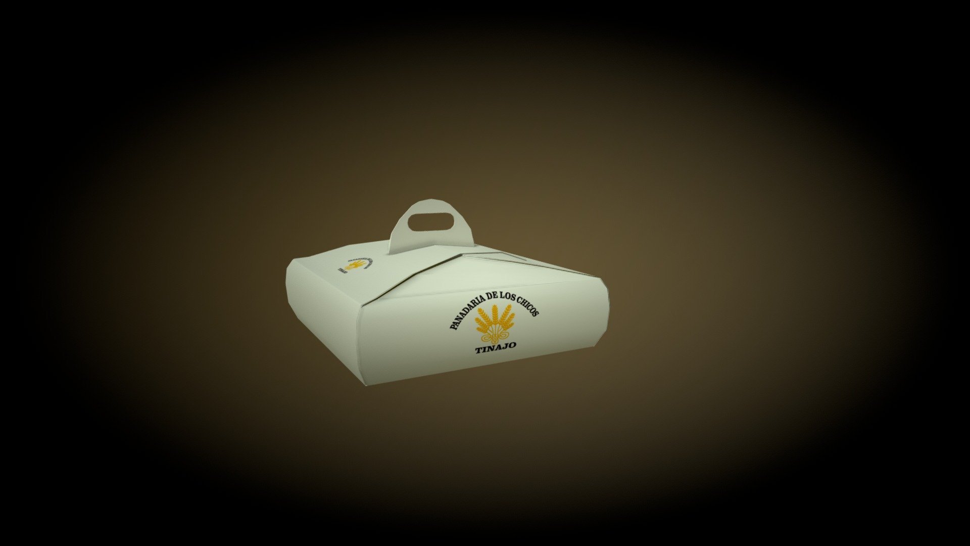 Canarian Cafe - cake box