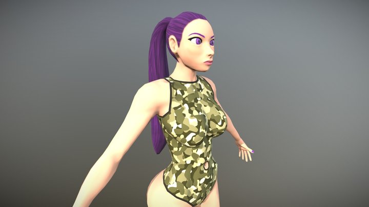 Captain Luna 3D Model