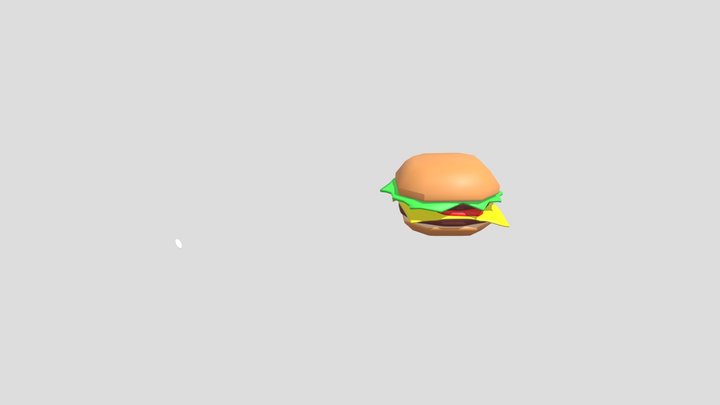 LOWPOLY BURGER MODEL