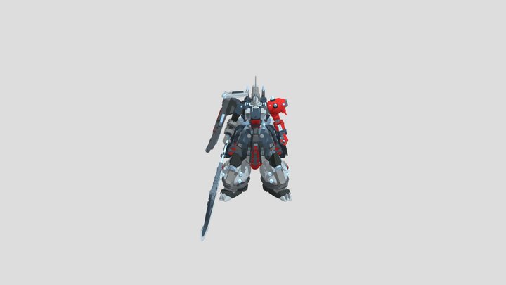 013A_zaku IV_v02b 3D Model