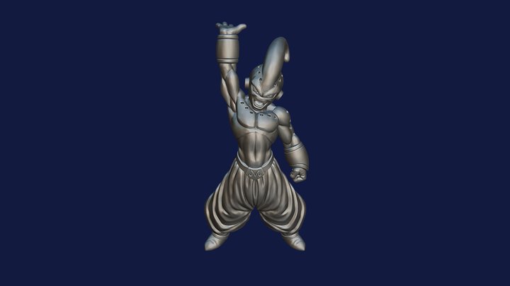 Kid Buu Dragon Ball 3D Model
