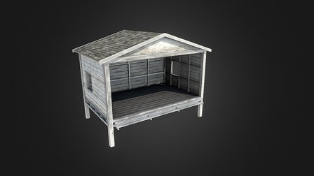Wood Shack 3D Model