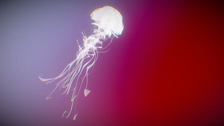Cozy Jellyfish 3D Model