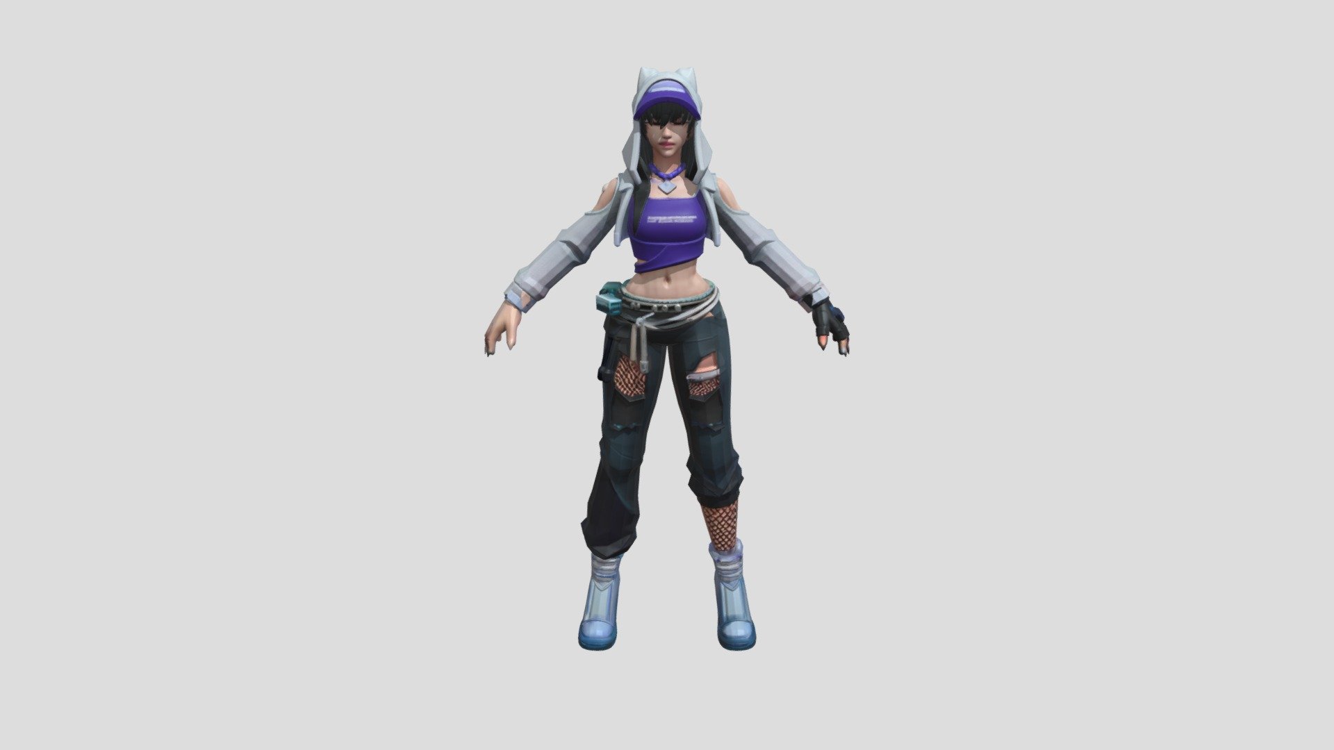 K-Pop Girl Idol Character 3D Model - 3D model by brijeshsingh32007