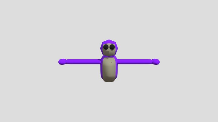 Gorilla-tag-fan-game-player-model-rigged-free 3D Model
