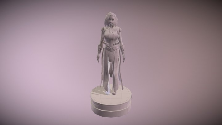 Class Assignment Female Character [DERRONDEZ] 3D Model
