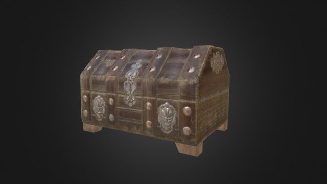 Old chest 3D Model