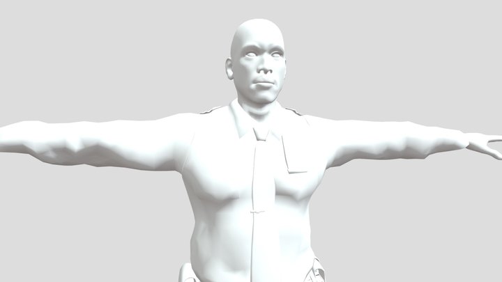 Purple Guy 3D Model