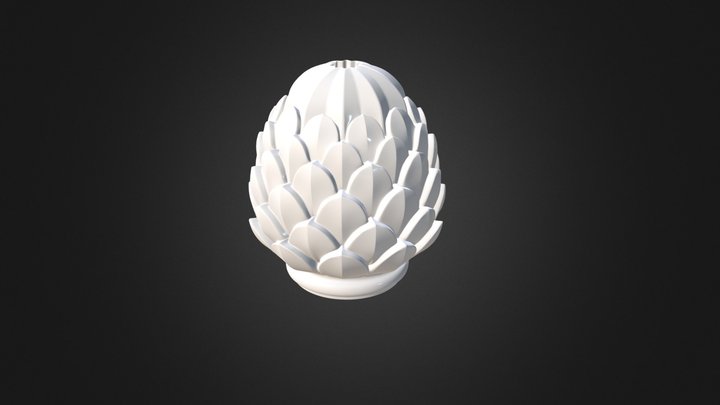 Pine cone ornament 3D Model
