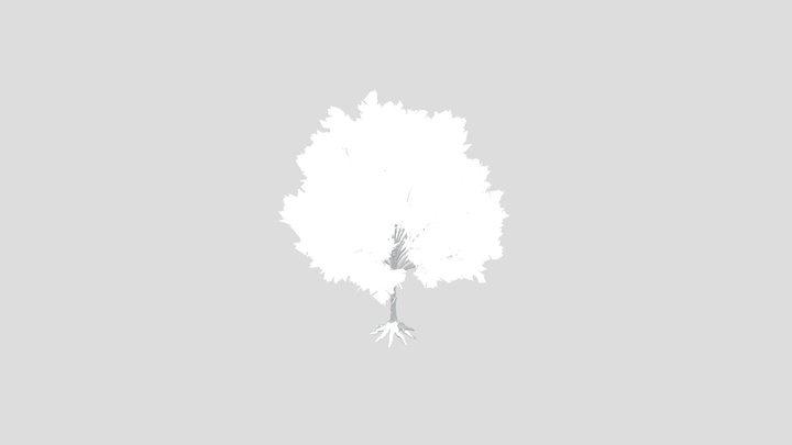 Callery Tree Low Poly – Modello 3D gratuito STL
