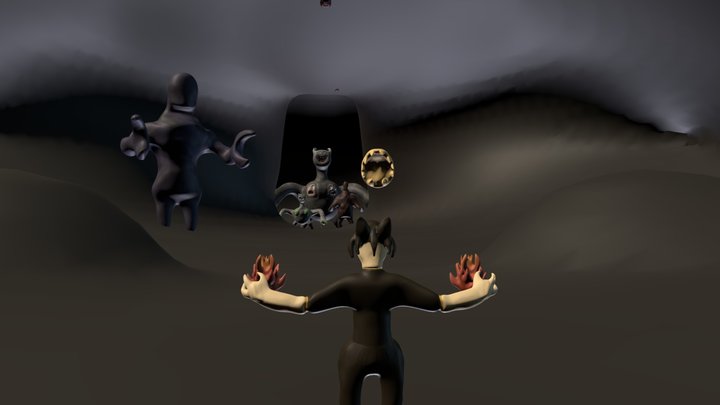 Monster Cave of the Face Stealer Monster