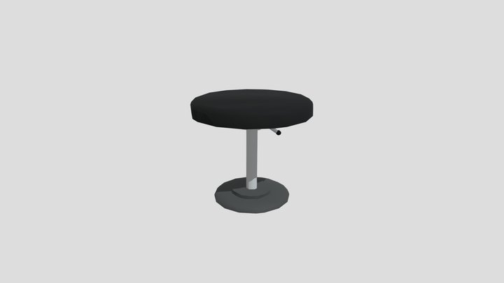 Metal Stool 3D Model