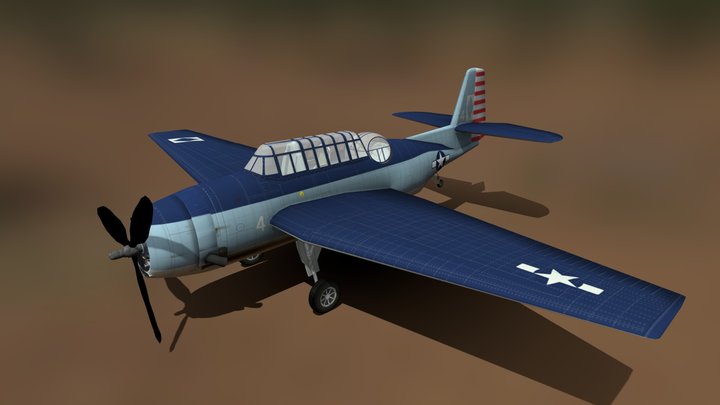 Grumman Tbm Avenger – Modello 3D gratuito STL