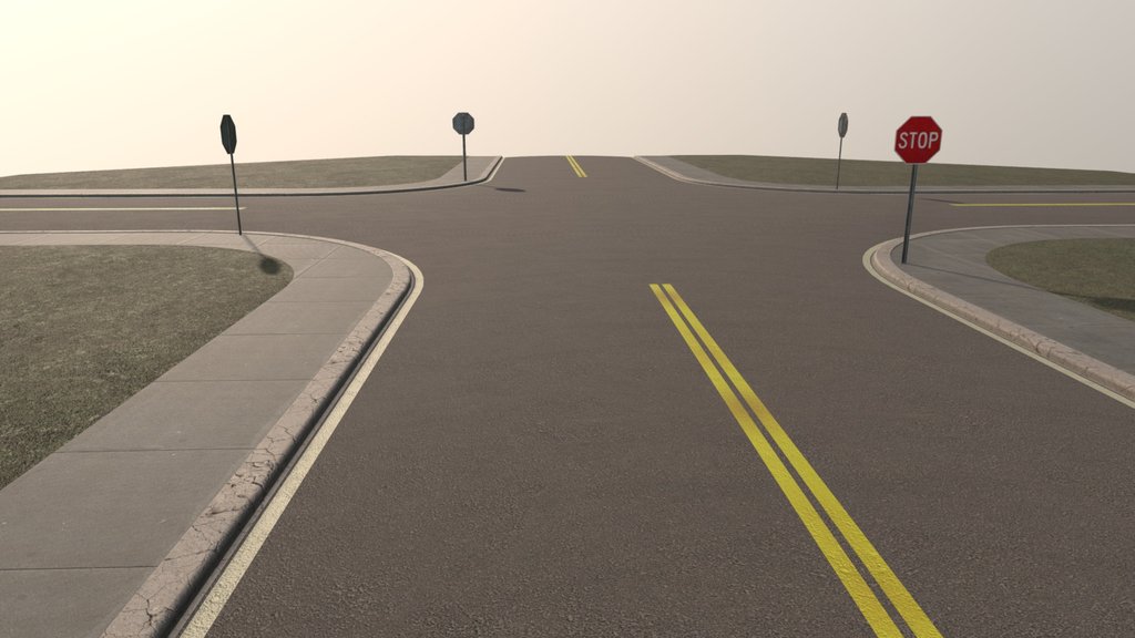 American Road Intersection