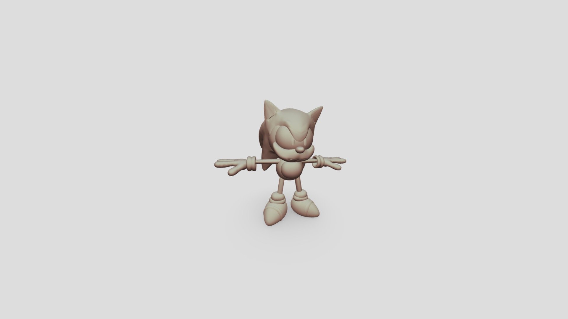 Majin sonic - Download Free 3D model by BlueChaosRing (@BlueChaosRing)  [0e85cf7]