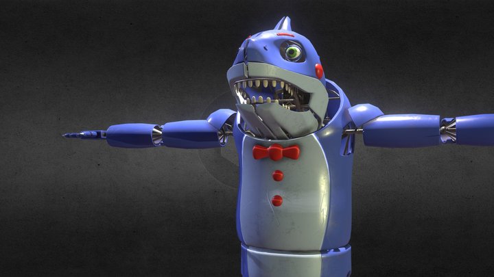 Shanty the Shark (WIP) 3D Model