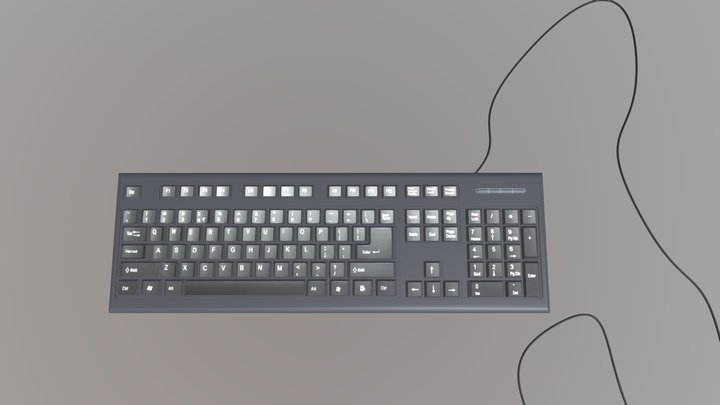Keyboard 3D Model