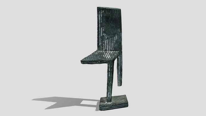 Mein Stuhl . Bronze . 33 x 18 x 7,5 cm 3D Model