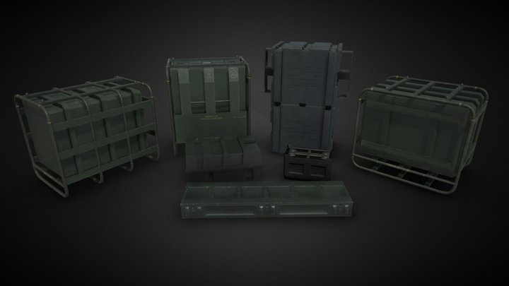 Storage set 3D Model