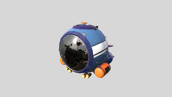 Субмарина 3D Model