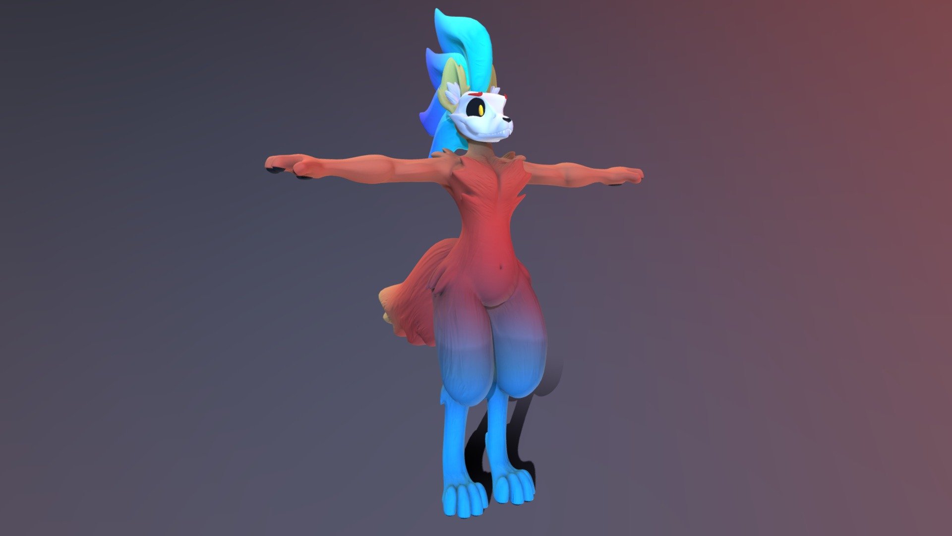Skulldog - VRChat & VTuber Avatar - 3D model by Zab (@lixyco) [4dba810 ...