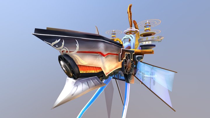 Air Ship 3D Model
