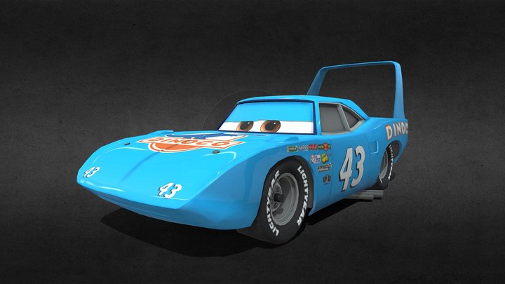 Cars 2 The Videogame - The King 3D Model