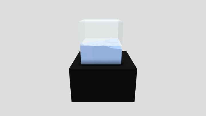Ocean Cube Animation 3D Model