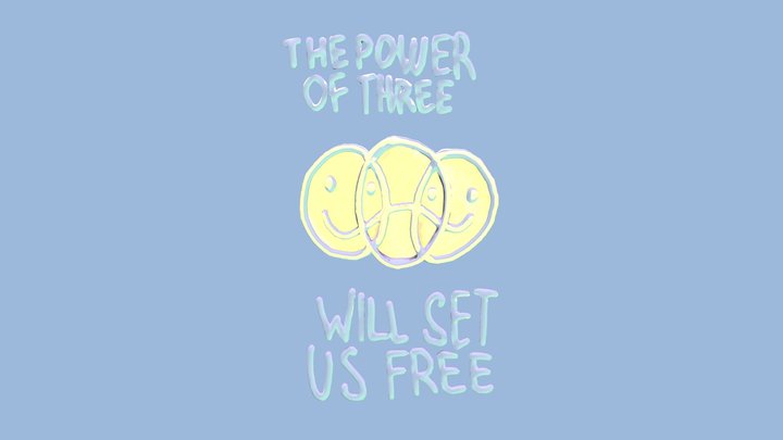 The Power Of Three Set 3D Model