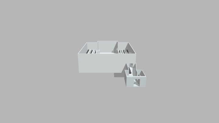 2 floor 3D Model