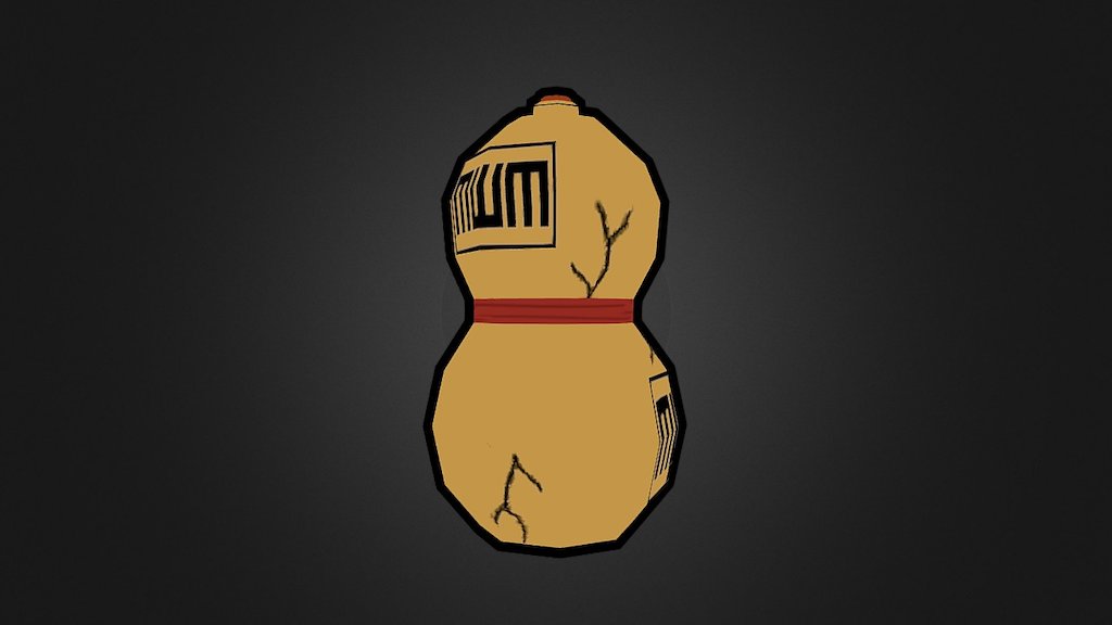 Low Poly Gourd