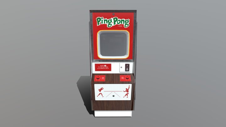 Alca Ping Pong Ted 3D Model