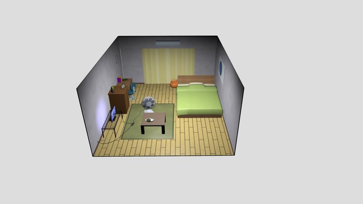 Ochaco's Room 3D Model