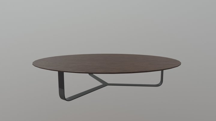 Table ronde 3D Model