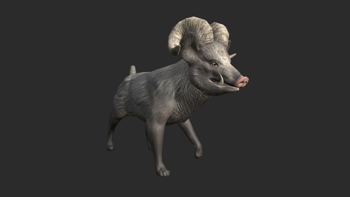 Boar 3D Model