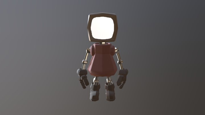 Golem Character 3D Model