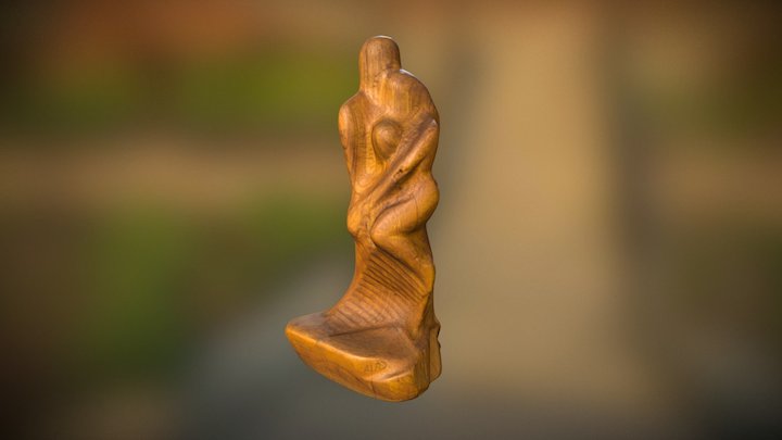 Sculpture Bois 3D Model