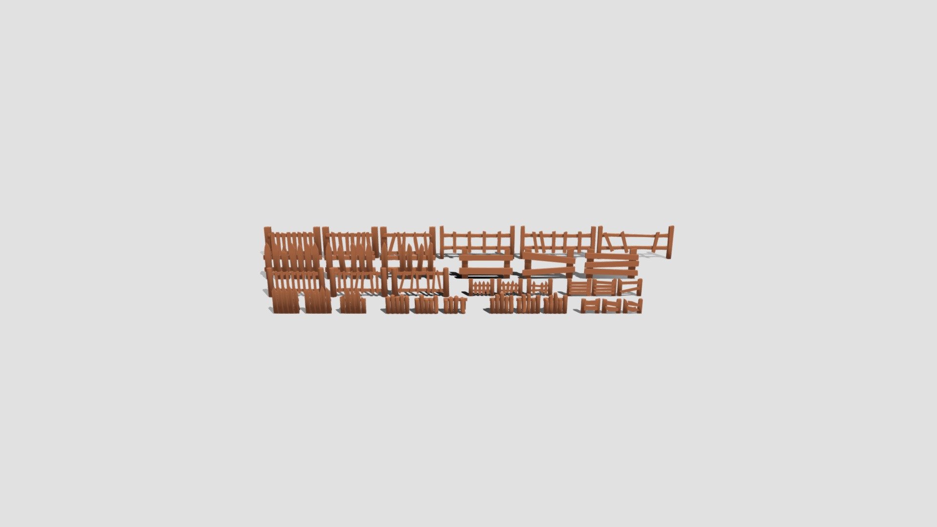 Stylized Fences - Download Free 3D model by Burakcbc [4dc3d13] - Sketchfab